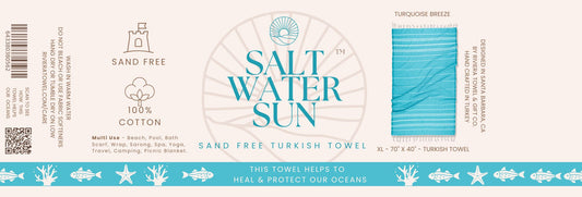 Custom Towel Wrap Bands Flat Packed Or Rolled and Wrapped