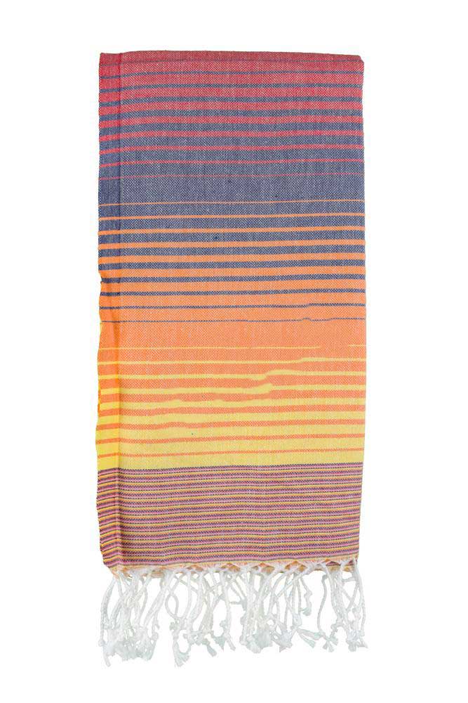 Soho Stripes-2 in 1 -Towel Turns Into Bag - Promotional Tote-Towel - 4-Colors - RT875
