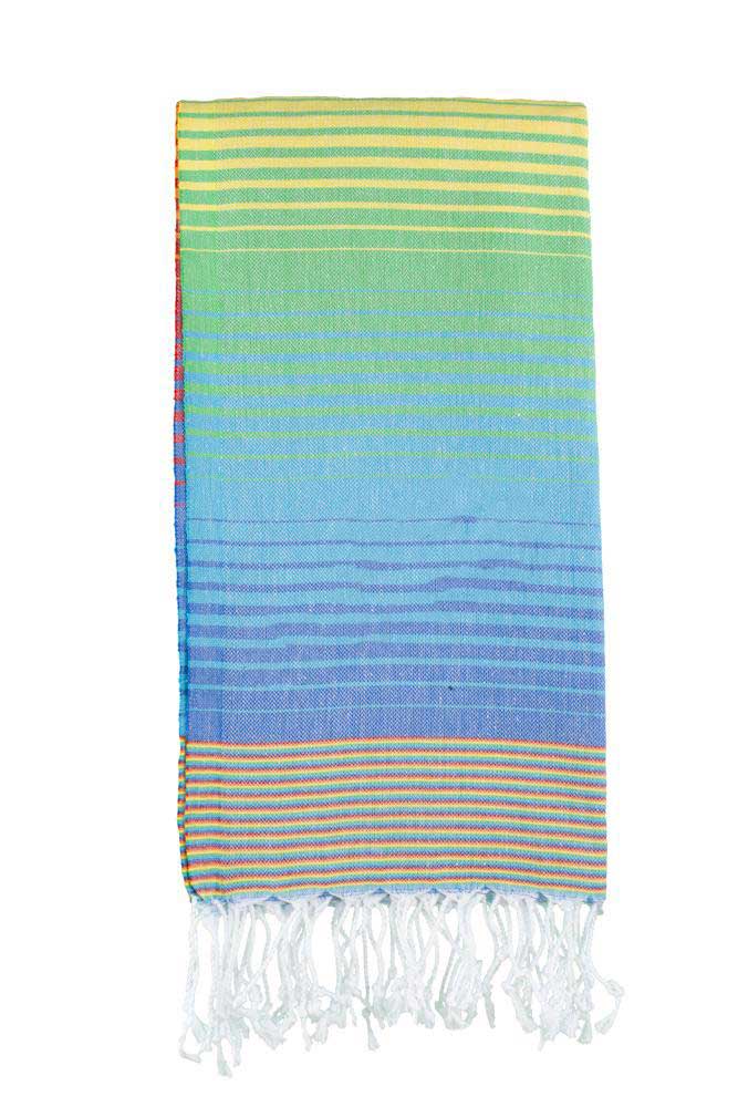 Soho Stripes-2 in 1 -Towel Turns Into Bag - Promotional Tote-Towel - 4-Colors - RT875