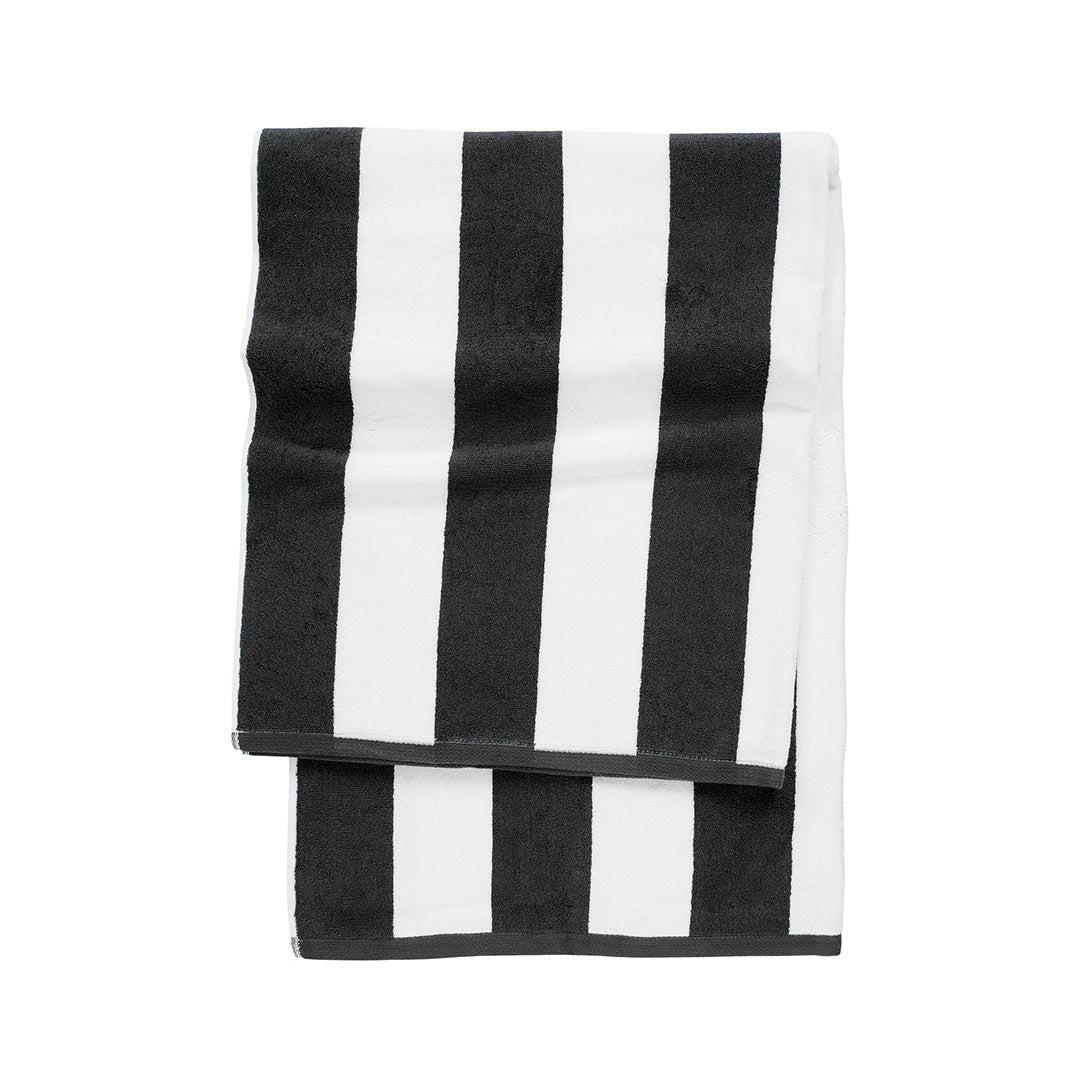 Cabana Stripes, 100% Cotton, Heavy Weight Terry Velour Pool Towel - RT752