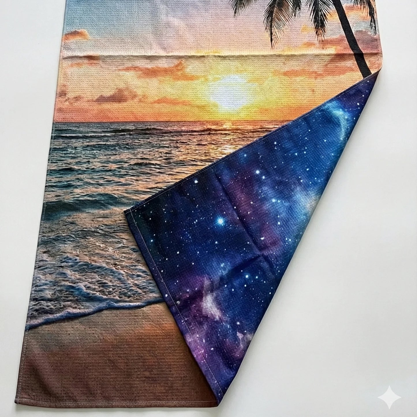 Recycled Microfiber Waffle Texture Beach Towels - RT893