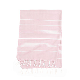 Essential Turkish Cotton Blanket - RT095 in Pale Pink