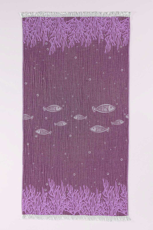 Promotional Fish Reef Turkish Towel - RT871