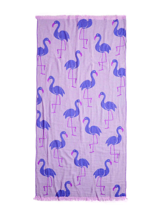 Promotional Pink Flamingo Turkish Towel - RT872