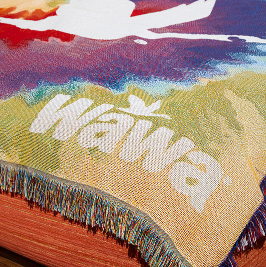 Custom Woven Cotton Picnic Blanket Tapestry - RT400