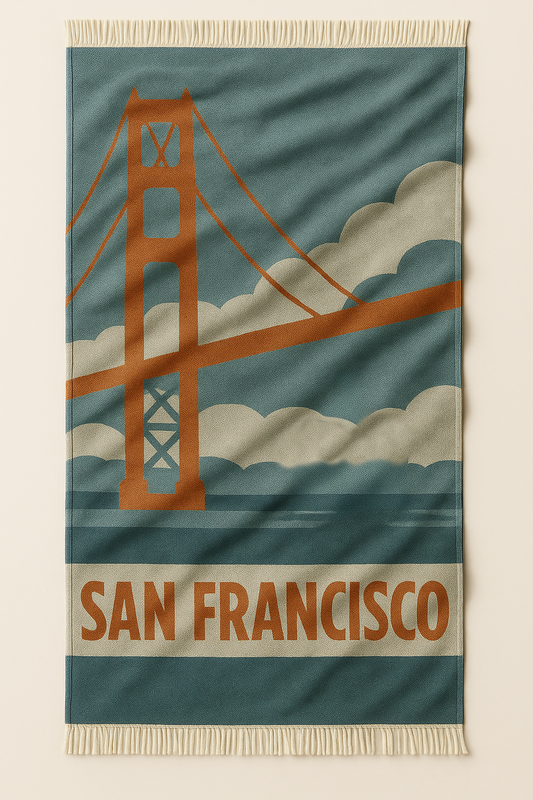 Custom Turkish Travel Towels - Jacquard Woven - RT883