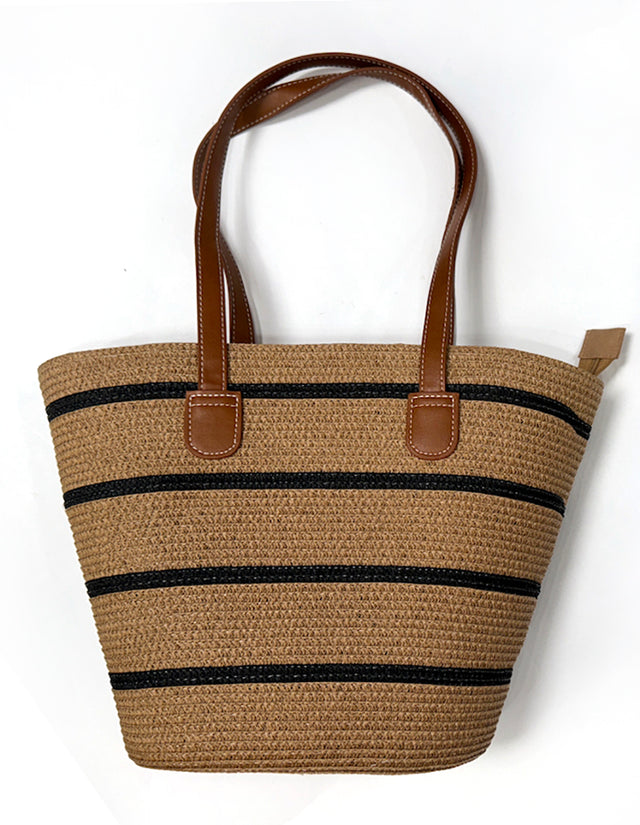 Santa Monica Beach Bag Totes in Style 3 - Coco - 4-stripes