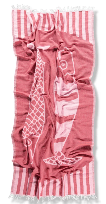 Pesce Duo - 2 Fish - Turkish Towel - RT878