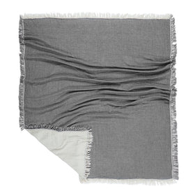Umbria Throw Blanket - RT043 in Dark Grey