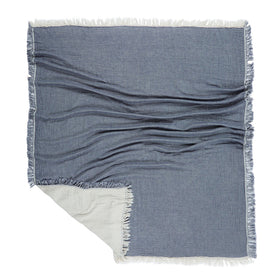 Umbria Throw Blanket - RT043 in Navy