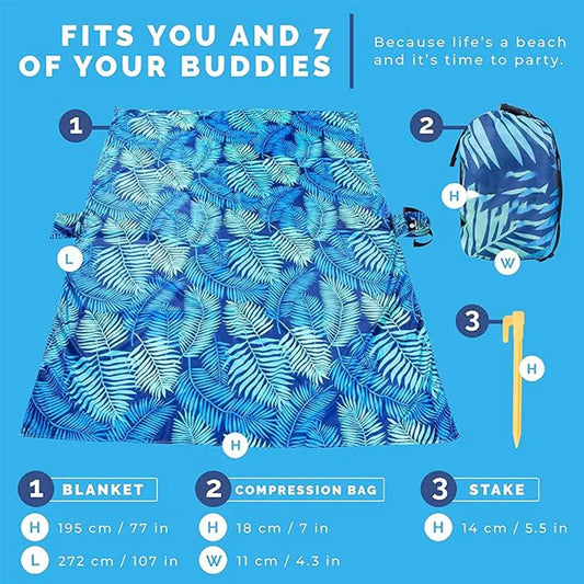 Adventure Outdoors Nylon Parachute Blanket - RT860