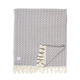 Avila Throw Blanket RT832 in Charcoal Grey
