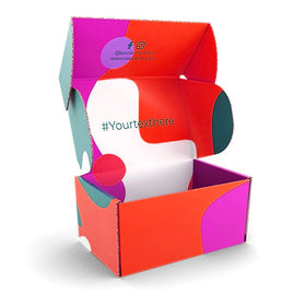 Classic Custom Printed Gift Boxes & Mailers - Design Inside and Out - RT887 in 6 x 4 x 3