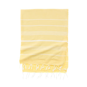 Essential Turkish Cotton Blanket - RT095 in Yellow