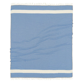 Cross Hatch Warm Woven Blankets RT811 in Royal Blue