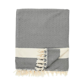 Diamond Woven Blanket - RT770 in Black