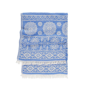 Estrella Turkish Towel in Denim