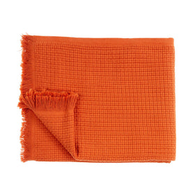 La Jolla Throw Blanket in Terracota
