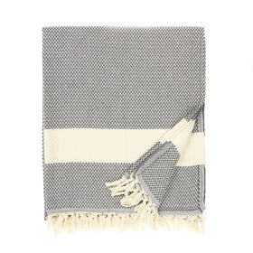 Cross Hatch Warm Woven Blankets RT811 in Silver