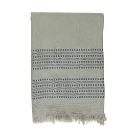 Laconi Throw Blanket in Charcoal Grey