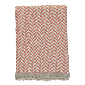 Palermo Throw Blanket - RT888 in Terracota