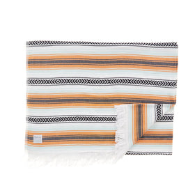 Todos Santos Beach Blanket - RT047 in Mint/Orange