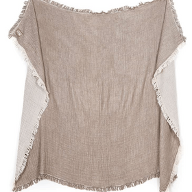 Umbria Throw Blanket - RT043 in Beige
