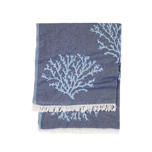 Coral Reef Turkish Towel - The Riviera Towel Company