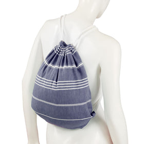 Essential Turkish Drawstring Bag - RT817 in Navy