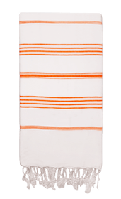 Essential II Turkish Hand Towel - RT062 in Orange