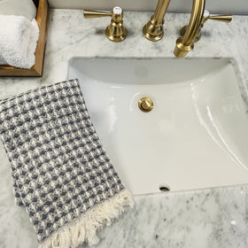 Waffle Hand Towel - RT128 in Mustard