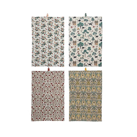 Printed Tea Towels with Pattern in Default Title
