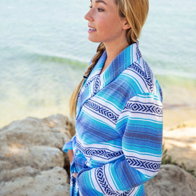 Todos Santos Robe - RT110 in XL/Ocean