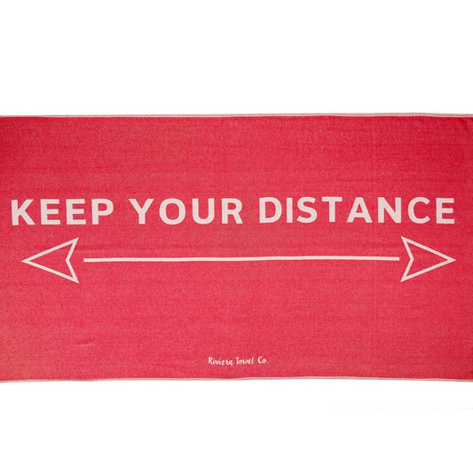 Turkish Towel - Keep Your Distance Towel