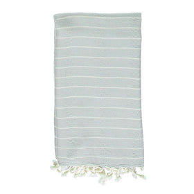 Sanremo Bamboo Turkish Towel - RT035 in Silver