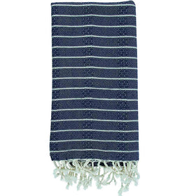 Sanremo Bamboo Turkish Towel - RT035 in Navy