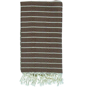 Sanremo Bamboo Turkish Towel - RT035 in Brown