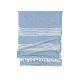 Sorrento Turkish Towel - RT022 in Aegean Blue