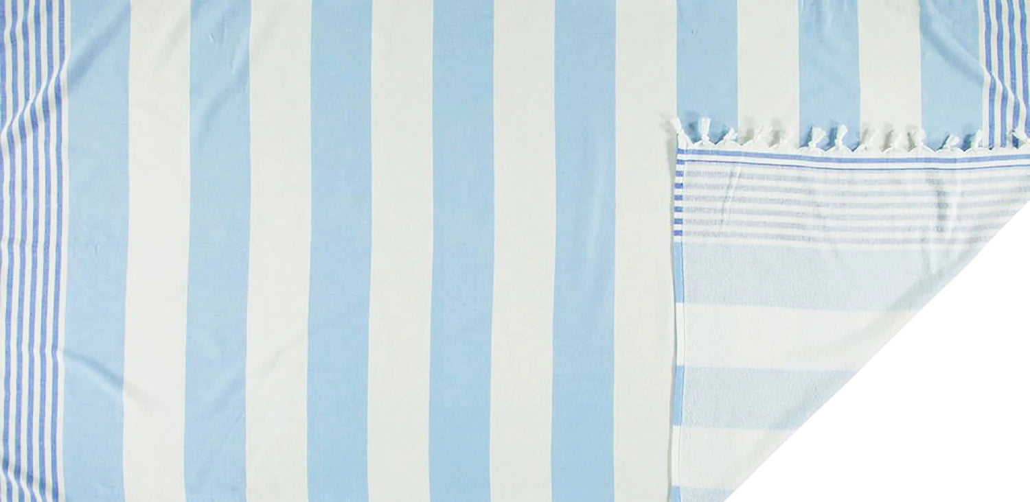 Flat Front Terry Back Micro Terrycloth 100% Turkish Cotton