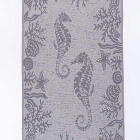 Promotional SEA-HORSE Towel - 42-Colors - RT870 in Gray / Double Color