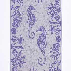 Promotional SEA-HORSE Towel - 42-Colors - RT870 in Purple / Double Color