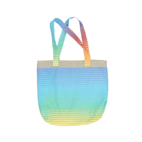 Tropical Collection 100% Cotton Beach Totes - RT850 in Mocha/Grey