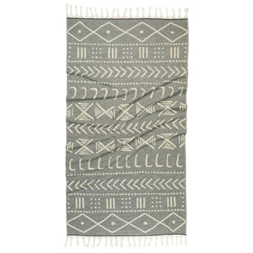 Stock Designs - Raised Terry Jacquard - RT853 in Black Boho
