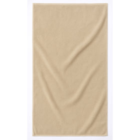 Veloura™ Luxury Terry Velour Towels in Solid Vivid Colors - RT215 in Beige