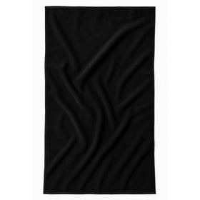 Veloura™ Luxury Terry Velour Towels in Solid Vivid Colors - RT215 in Black