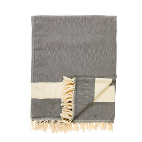 Chevron Blanket - RT810 in Black