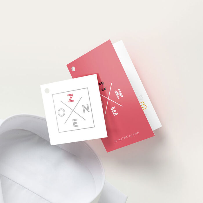 Bi-Fold - Custom Printed Hang Tags - Branding Labels