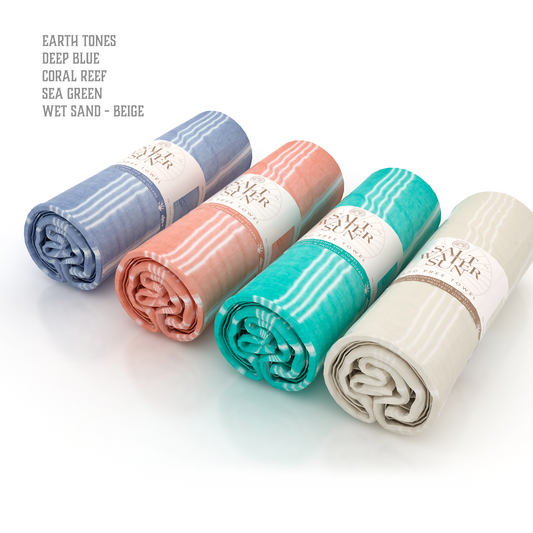 Grab and Go Turkish Towels - 48 Units + Retail Store Display RT789 & RT790