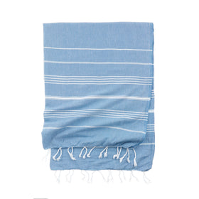 Essential Turkish Towel - RT005 in Aegean Blue