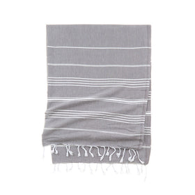 Essential Turkish Cotton Blanket - RT095 in Dark Grey